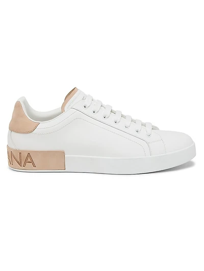 Leather Low-Top Sneakers