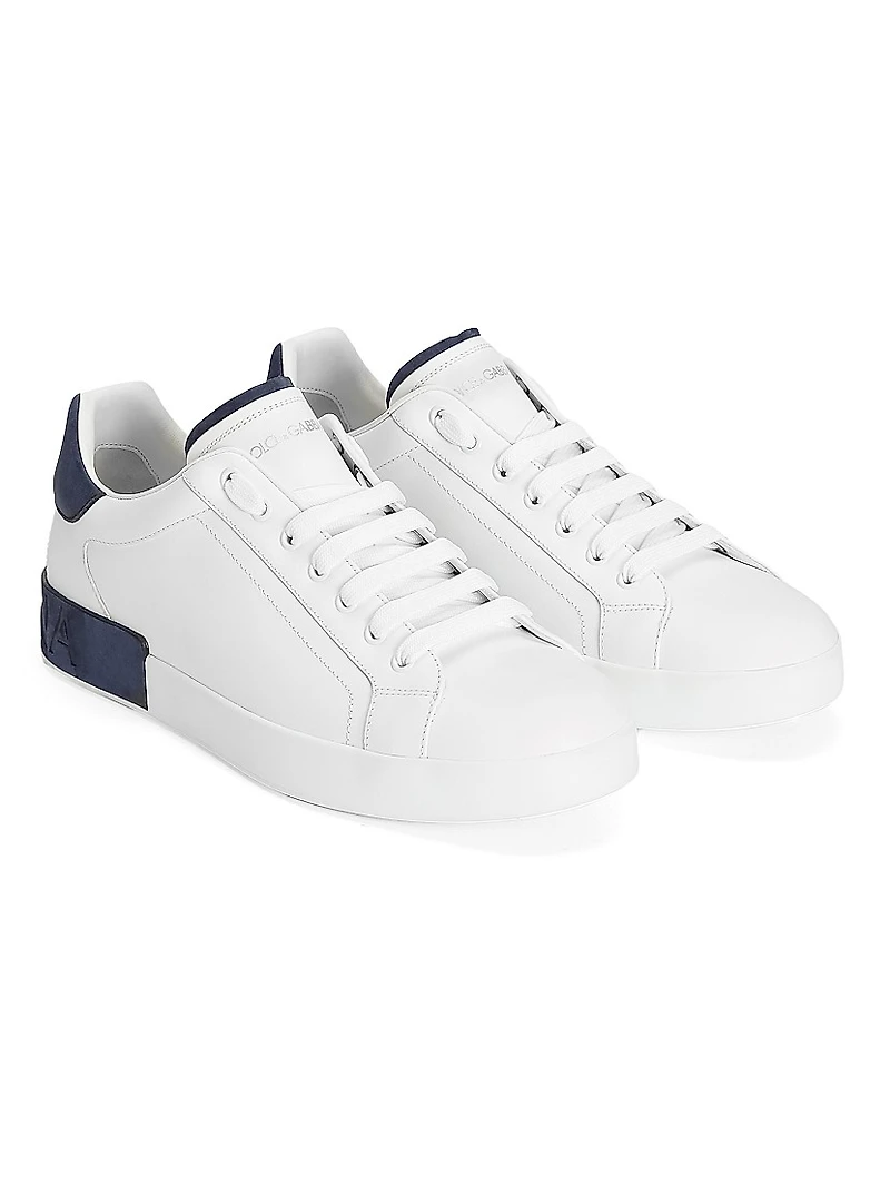 Portofino Leather Low-Top Sneakers