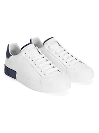 Portofino Leather Low-Top Sneakers
