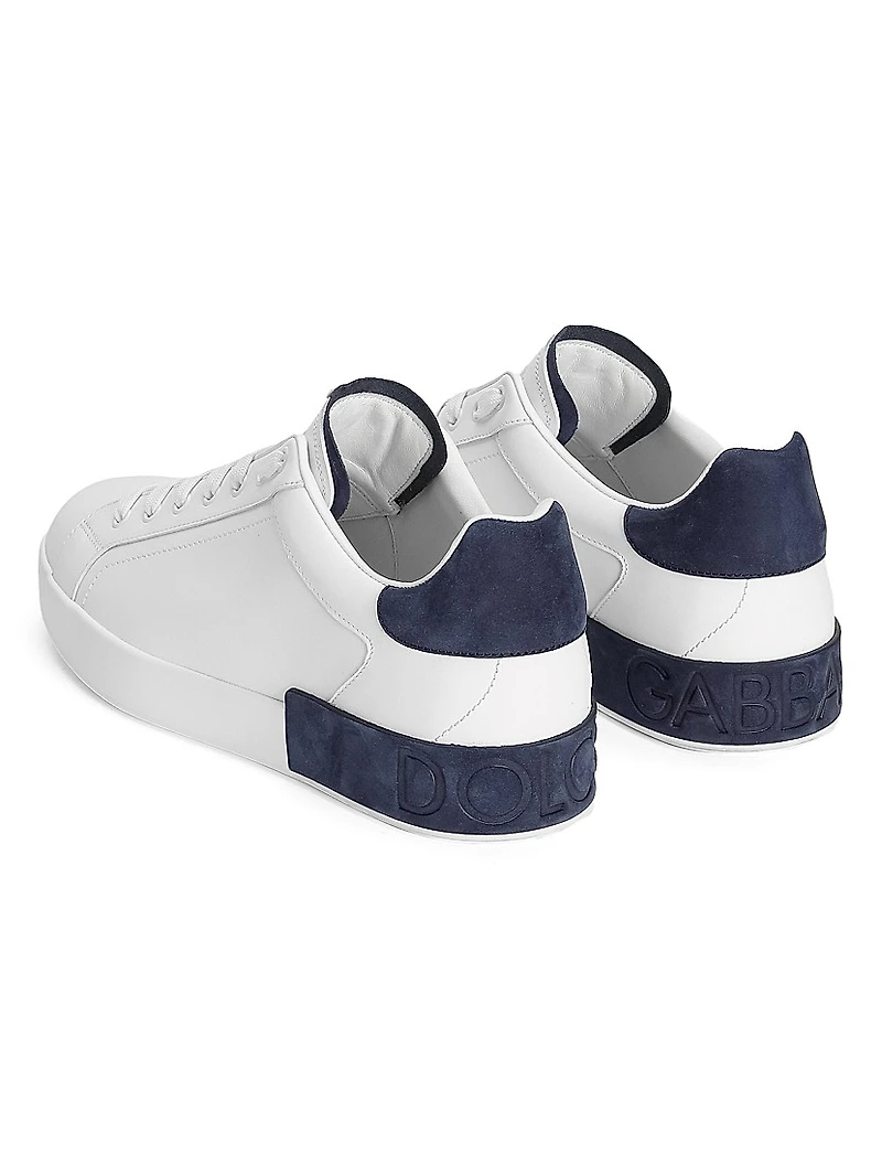 Portofino Leather Low-Top Sneakers