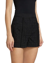 Fabian Cotton Eyelet Shorts