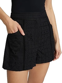 Fabian Cotton Eyelet Shorts