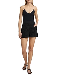 Fabian Cotton Eyelet Shorts