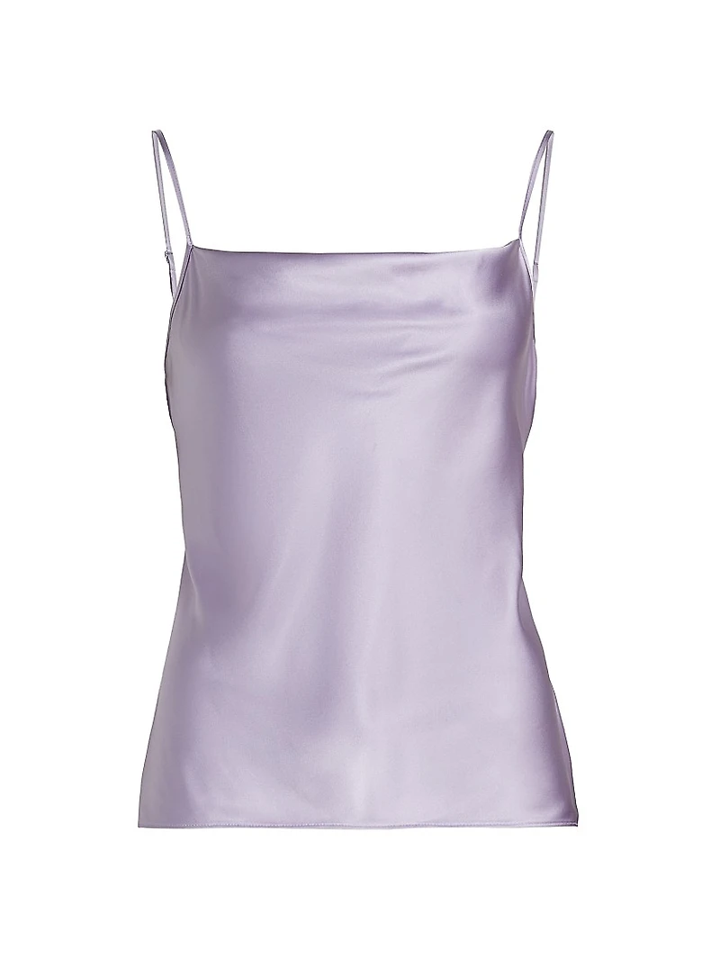 Sola Satin Cowlneck Top