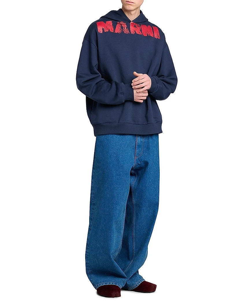 Monolith Logo Cotton Hoodie