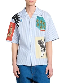 Slawn Cotton Camp Shirt