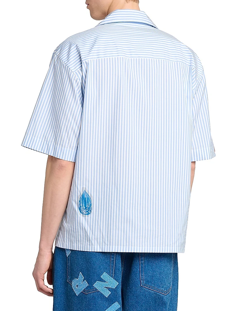 Slawn Cotton Camp Shirt