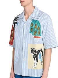 Slawn Cotton Camp Shirt