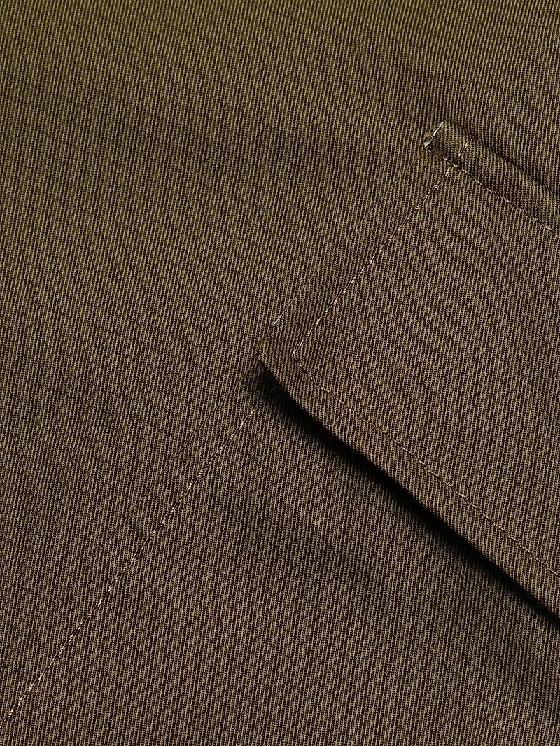 Cotton Gabardine Cargo Shorts