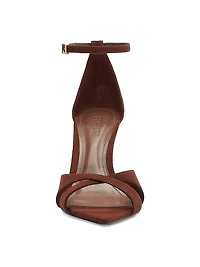 Hilda Leaf 100MM Suede Stiletto Sandals