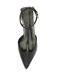 Allure Patent Leather T-Strap Flat Sandals