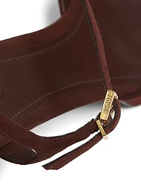 Keefa 100MM Suede Platform Sandals