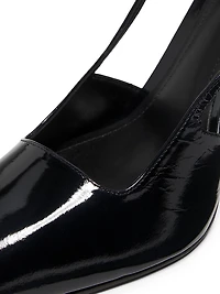 Sophia 100MM Patent Leather Slingback Pumps