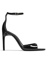 Scarlett 100MM Patent Leather Stiletto Sandals