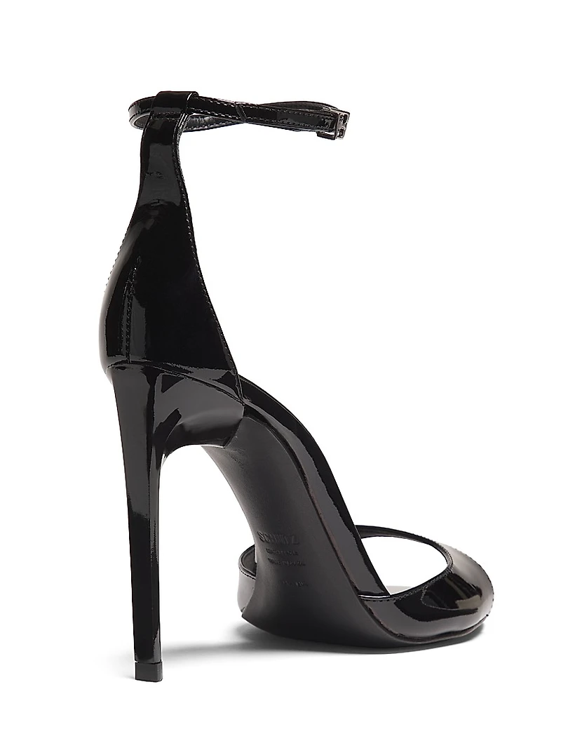 Scarlett 100MM Patent Leather Stiletto Sandals