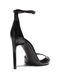 Scarlett 100MM Patent Leather Stiletto Sandals