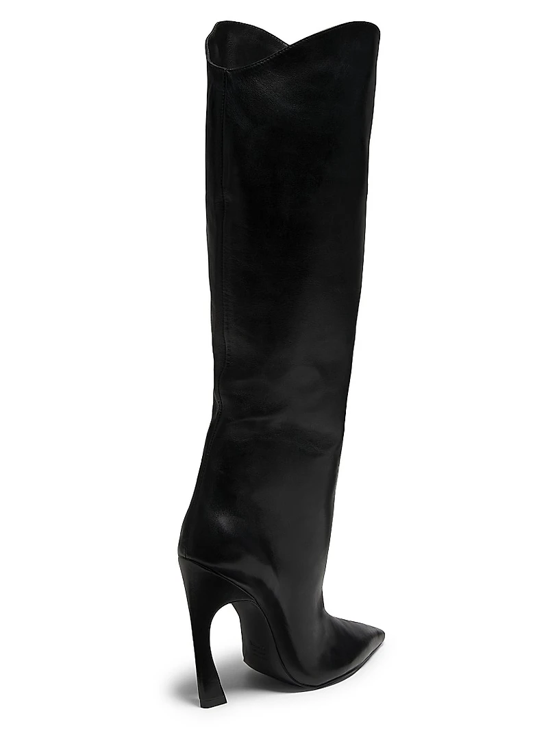 Maryann 90MM Curved-Heel Boots