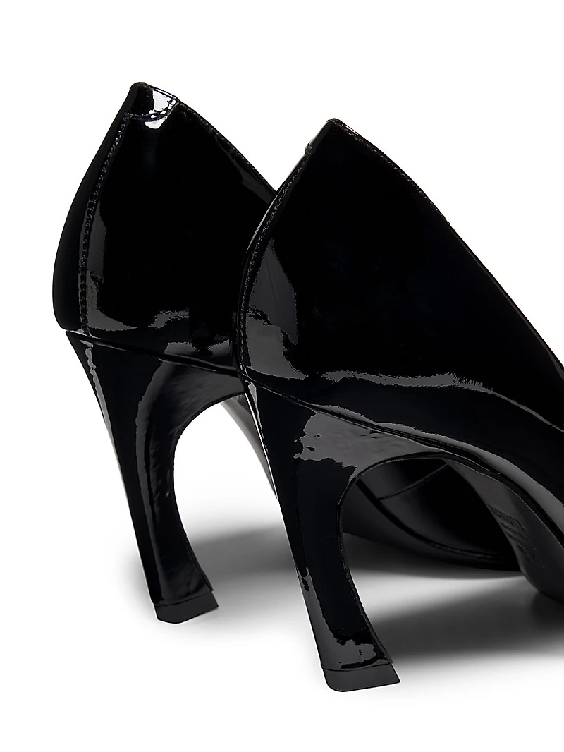 Lexi 90MM Patent Leather Pumps