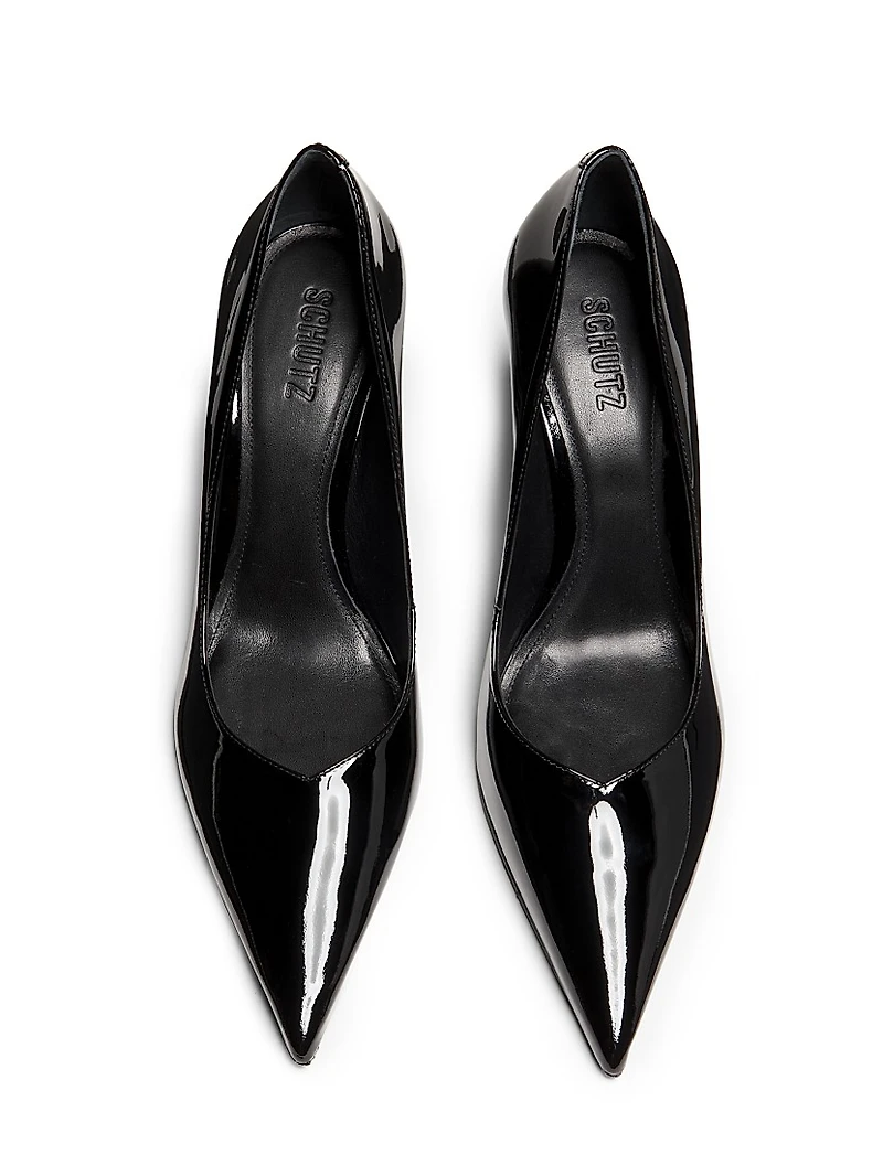 Lexi 90MM Patent Leather Pumps