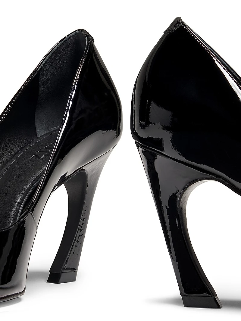 Lexi 90MM Patent Leather Pumps
