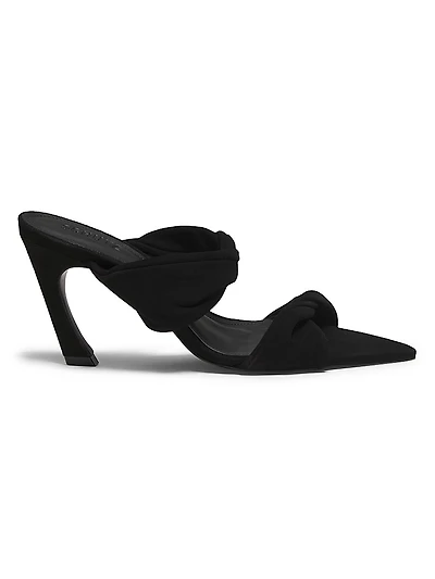 Meline 90MM Twisted Nubuck Sandals