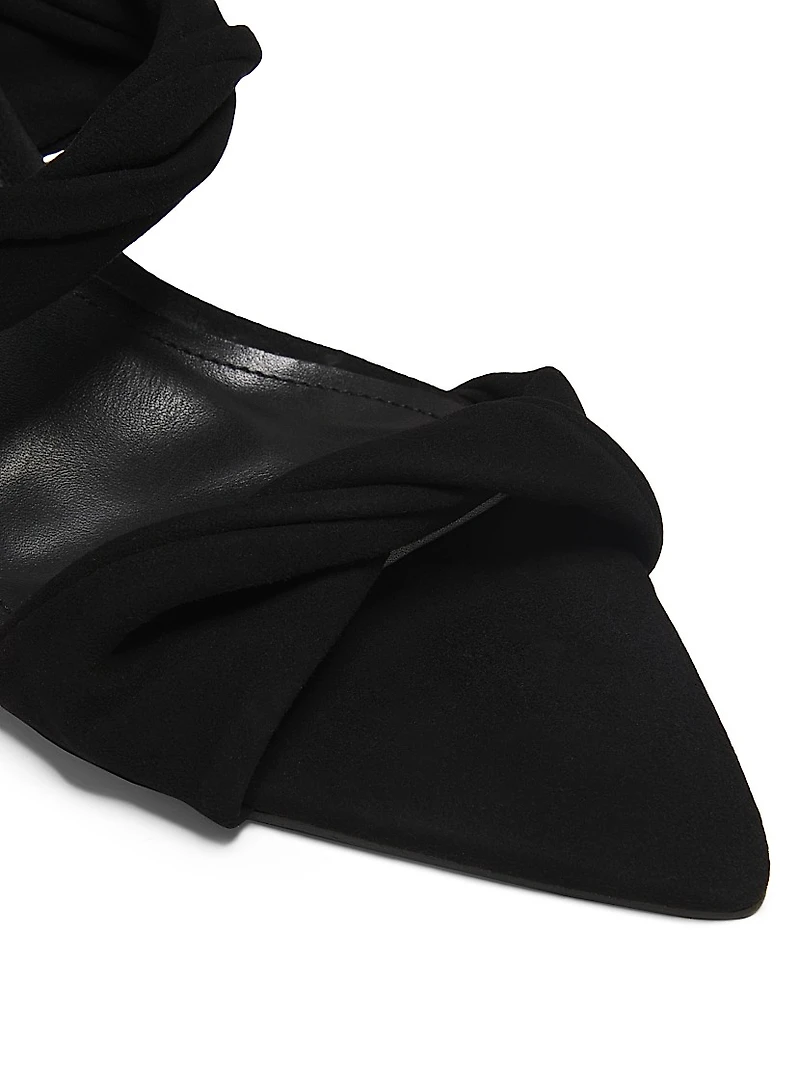Meline 90MM Twisted Nubuck Sandals