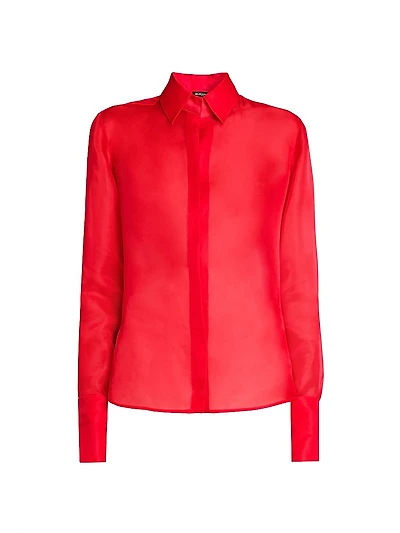 Silk Organza Blouse