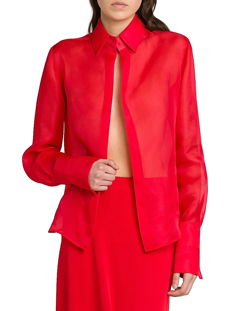 Silk Organza Blouse