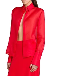 Silk Organza Blouse