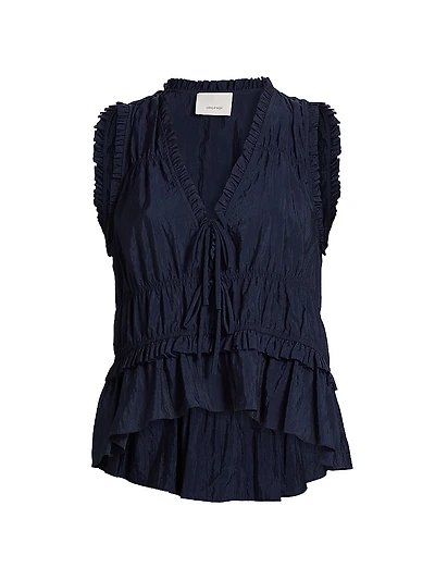 Taylum Ruffled Sleeveless Top