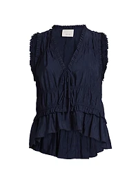 Taylum Ruffled Sleeveless Top