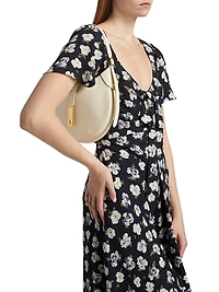 Mini Tossed Poppies Isha Sleeveless Midi-Dress