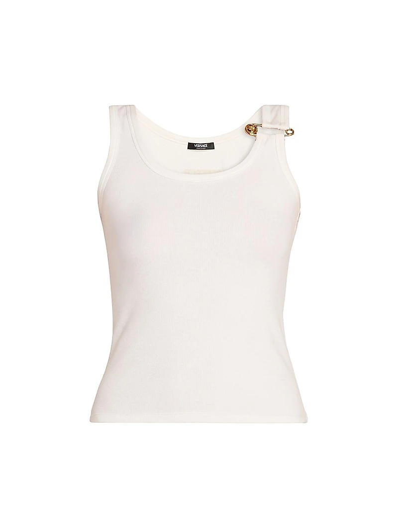 Safety Pin Cotton Tank