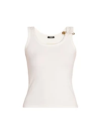 Safety Pin Cotton Tank