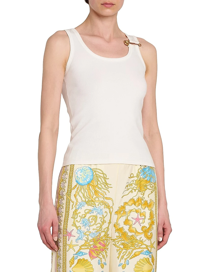 Safety Pin Cotton Tank