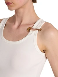 Safety Pin Cotton Tank