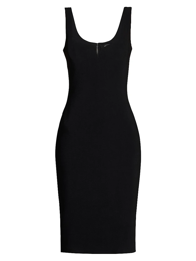 Stretch Cady Cocktail Dress