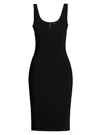 Stretch Cady Cocktail Dress