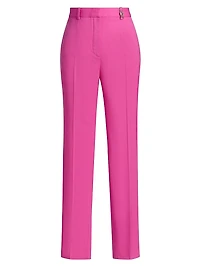 Informal Stretch Wool Pants