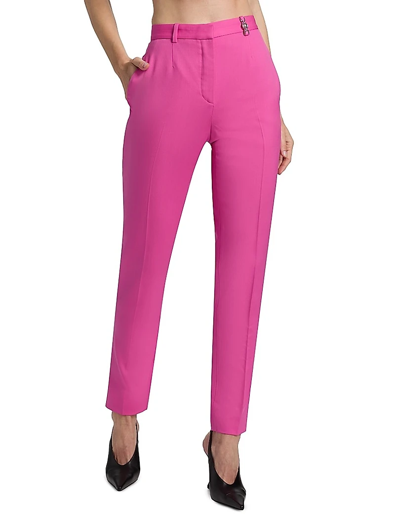 Informal Stretch Wool Pants