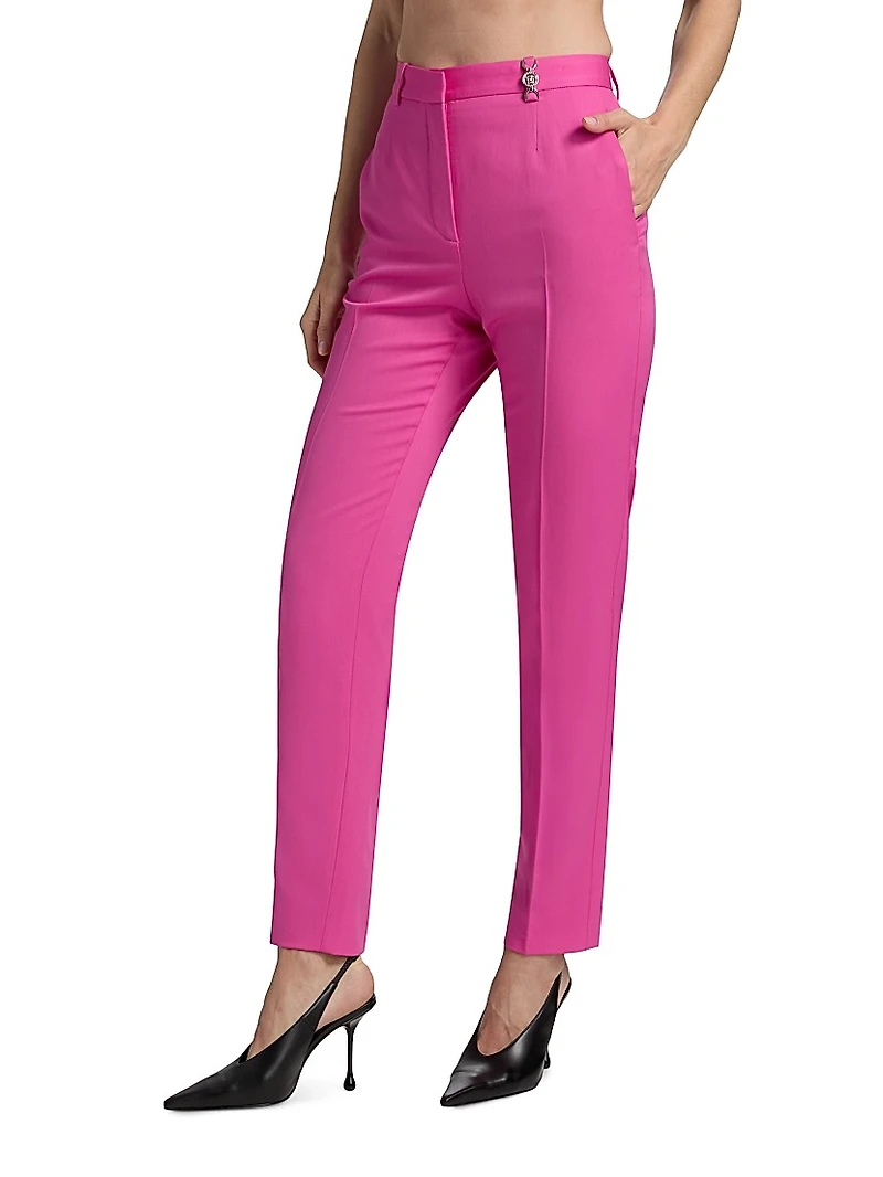 Informal Stretch Wool Pants