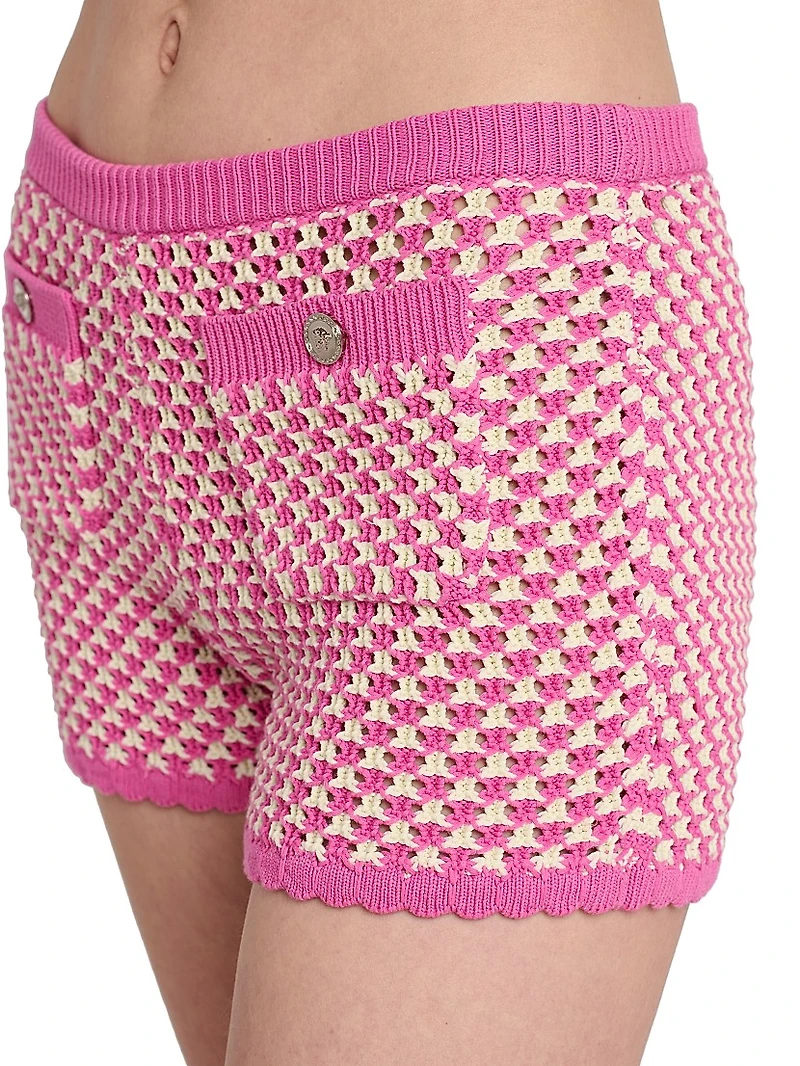 Crochet Compact Knit Shorts