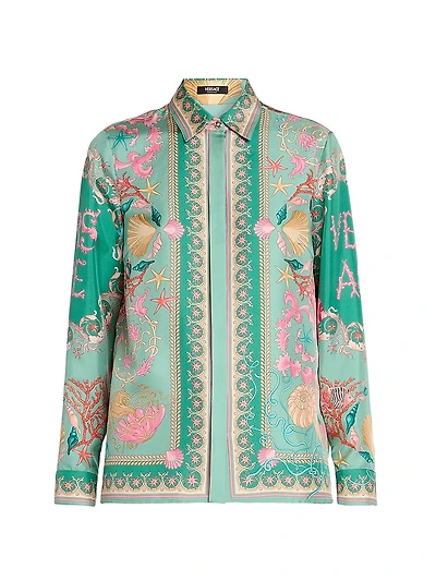 Barocco Sea Silk Formal Shirt