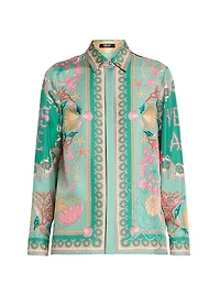 Barocco Sea Silk Formal Shirt