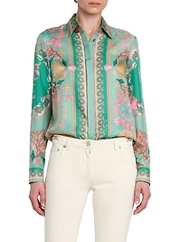 Barocco Sea Silk Formal Shirt