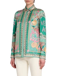 Barocco Sea Silk Formal Shirt