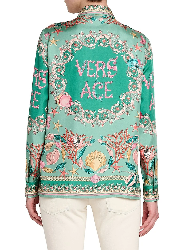 Barocco Sea Silk Formal Shirt