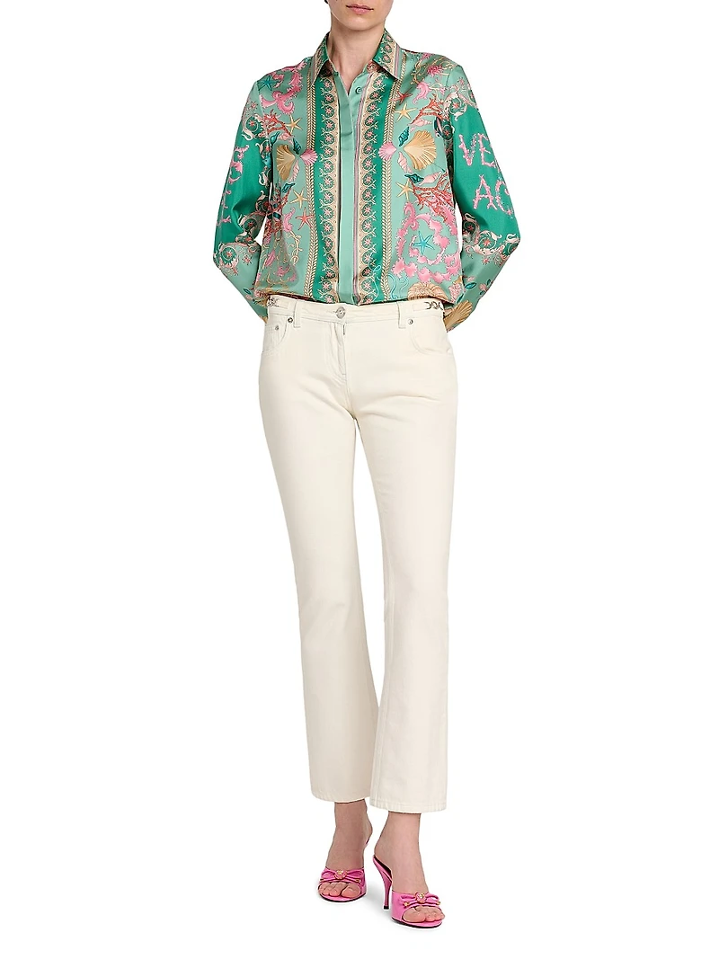 Barocco Sea Silk Formal Shirt