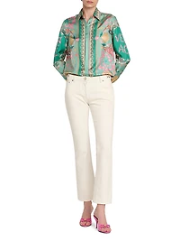Barocco Sea Silk Formal Shirt