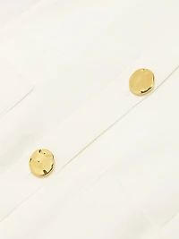 Roxanne Linen-Blend Halter Minidress